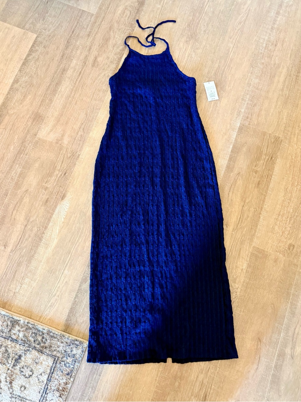 Universal Thread Royal Blue Halter Maxi Dress